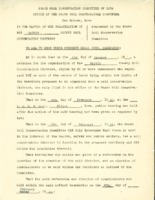 1945 Documenting The Referendum In Favor Of Creating Hardin County Soil Conservation District. 