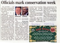 Officials Mark Conservation Week