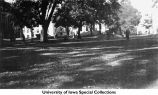 Pentacrest lawn, Iowa City, Iowa, 1932