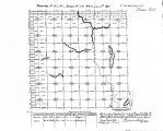 Iowa land survey map of t091n, r036w