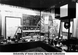 ROTC trophy case, The University of Iowa, 1931