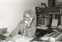 1990's  Dorothy Davis, Secretary of the Des Moines County Soil and Water Conservation District