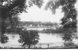 Iowa River high water, Iowa City, Iowa, late 1890s or early 1900s