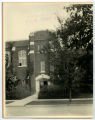 State Gymnasium front (north) entrance on the west end of the building, 1923