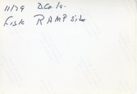 1979 Photograph Collection Of Fisk Ramp Site,