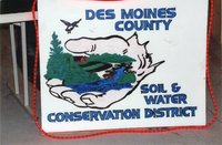 2005  Des Moines Soil and Water Conservation District booth at Des Moines County fair 