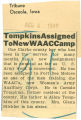 Tompkins assigned to new WAAC camp