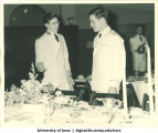 Men in uniform at Centennial Dinner, Iowa Memorial Union, The University of Iowa, February 25, 1947