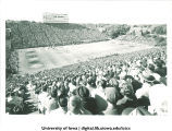 Football game at Kinnick Stadium, The University of Iowa, 1961