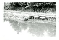 Washout On Rural Road, 1965