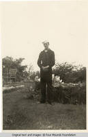 Ray Heitzman in Navy uniform