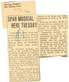 SPAR musical here Tuesday
