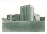 West side of Theatre Building, The University of Iowa, October 4, 1946