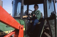 No-till corn field tour.