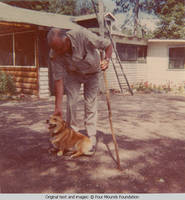 Bill Burden and dog