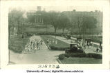 Foot race near Old Capitol, The University of Iowa, 1910s