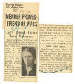 Mender proves friend of WACs
