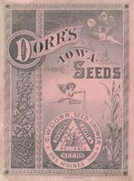 Title page; Dorr's Iowa Seeds 1882