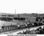 Governor's Day ceremony pass and review, The University of Iowa, 1929