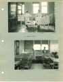Nurses and babies in Dr. Daniels' nursery ward in the Children's Hospital, The University of Iowa, between 1923 and 1923