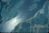 Unidentified aerial views of Des Moines County farmland