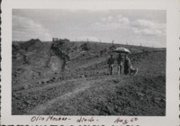 Olin Mosher's ditch shaping project. 