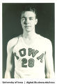 Iowa basketball player Herb Wilkinson, The University of Iowa, 1940s