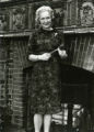 Dorothy Kehlenbeck holding a gavel, 1968