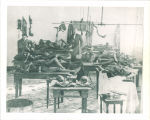 Dissection class with cadavers, The University of Iowa, 1895