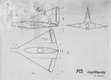 Delta Wing Technical Drawing