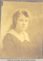 Elizabeth Adams Burden as a girl