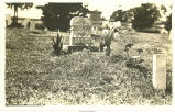 Gravestone for Beulah Arnette, daughter of J.M. &amp;  L.A. Thompson, Thorpe, Iowa, 1905