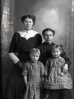 Two women, two children