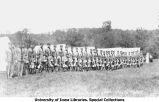 Cadets of Company C, Camp Macbride, The University of Iowa, 1914