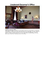 Lt. Governor's office at the Iowa Capitol