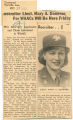 Recruiter Lieut. Mary A. Donovan for WAACs will be here Friday