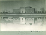Art Building reflected in the Iowa River, the University of Iowa, 1930s?