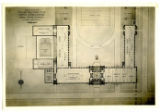 A.H. Kimball's architectural drawing of proposed second floor of State Gymnasium,