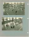 Women doing calisthenics in Halsey Hall, the University of Iowa, 1927
