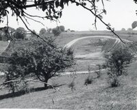 1977  Preparation for the construction of a pond on Virgil Massner's farm