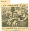 U.S.O. center for Negro WAACs and soldiers