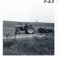 Ronald Wilson after planting terraced field, 1969