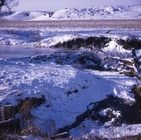 Beaver Dam in the winter. 