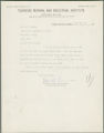 Letter from Carver to Pammel, August 18, 1911