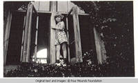 Betsy in doorway