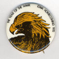 Homecoming badge, October 25, 1975