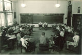Students giving a report, The University of Iowa elementary school, January 22, 1932
