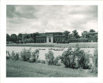 Newly constructed Art Building on west bank of Iowa River, The University of Iowa, June 7, 1935