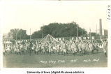 May Day ceremonial dancing on Iowa Field, The University of Iowa, May 1915
