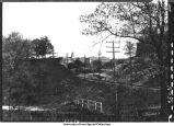 Interurban tracks, Iowa City, Iowa, May 1926